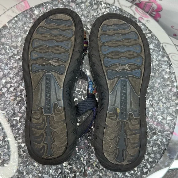 Skechers sandals rainbow Multi-Color Strappy Sport Sandals - Picture 9 of 10